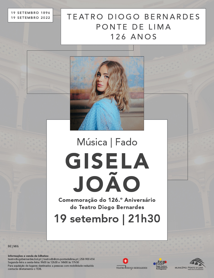 GISELA JOÃO - Teatro Diogo Bernardes